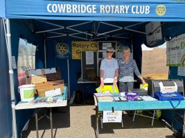 Rotary stand at the Food & Drink Festival